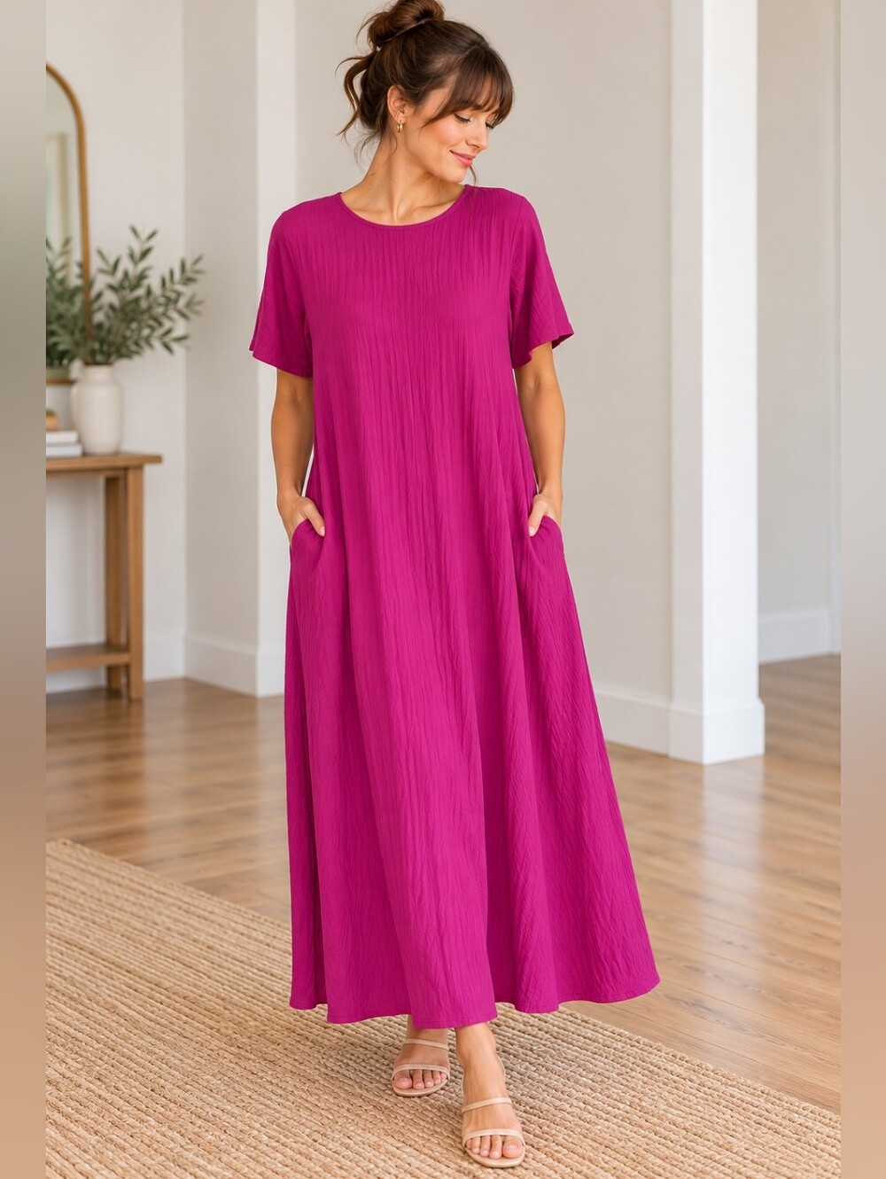 COS Fuchsia Maxi Dress